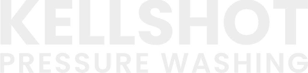 Kellshot Pressure Washing Sarasota Text Logo all white